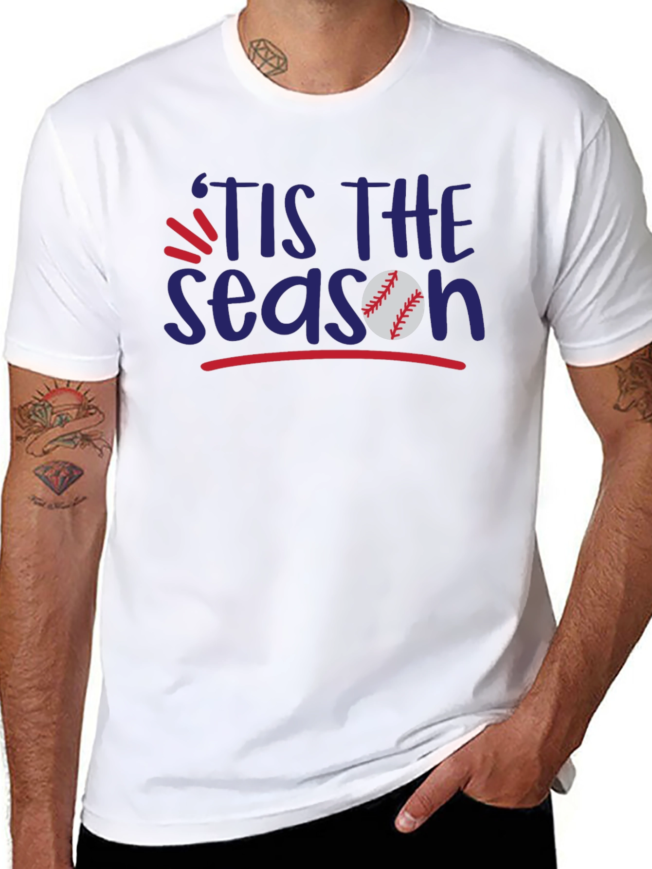 Tis The Season Baseball T-Shirt