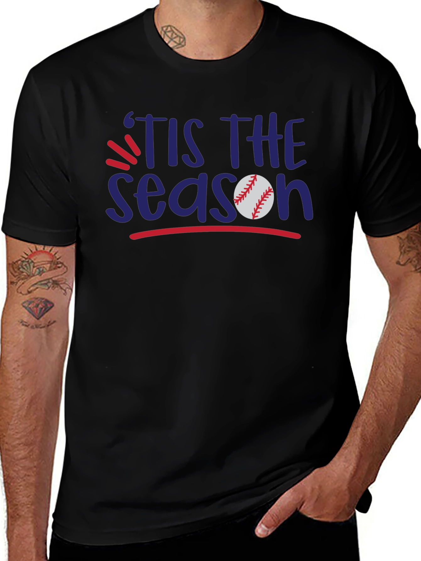 Tis The Season Baseball T-Shirt