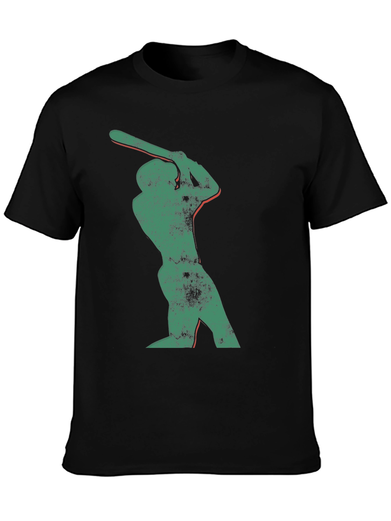 Baseball Player Graphic T-Shirt
