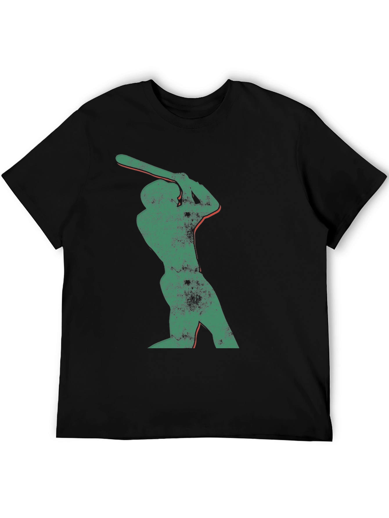 Baseball Player Graphic T-Shirt