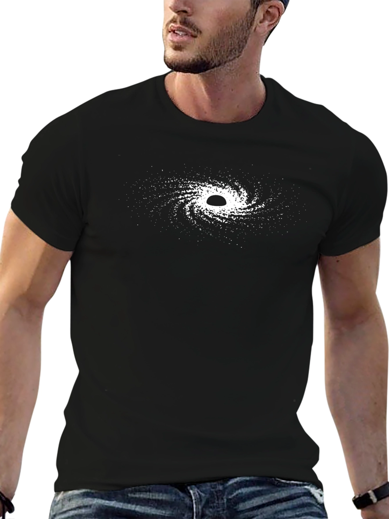 Black Hole Graphic Tee - Stylish Astronomy T-Shirt