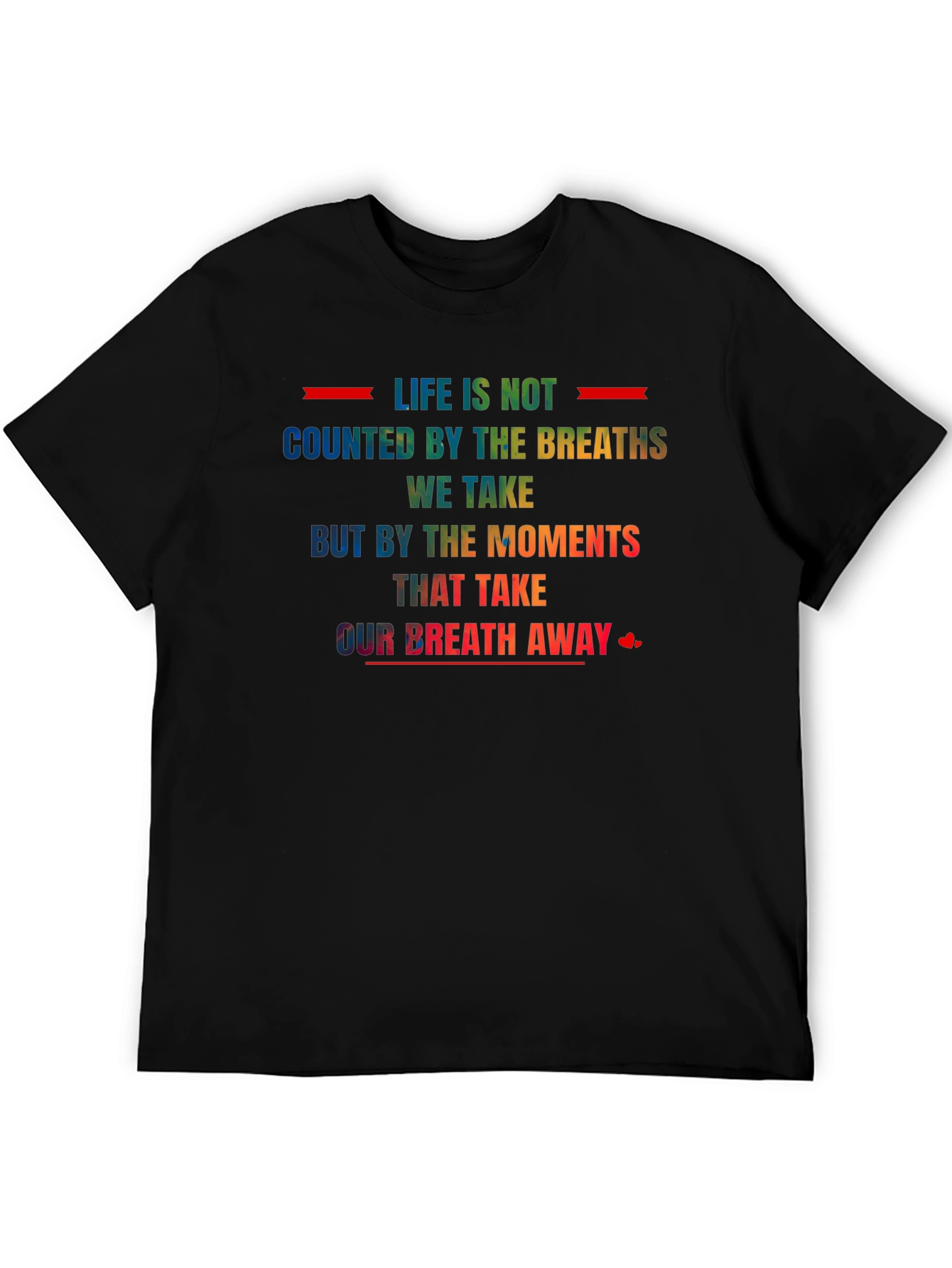 Inspirational Rainbow Graphic T-Shirt