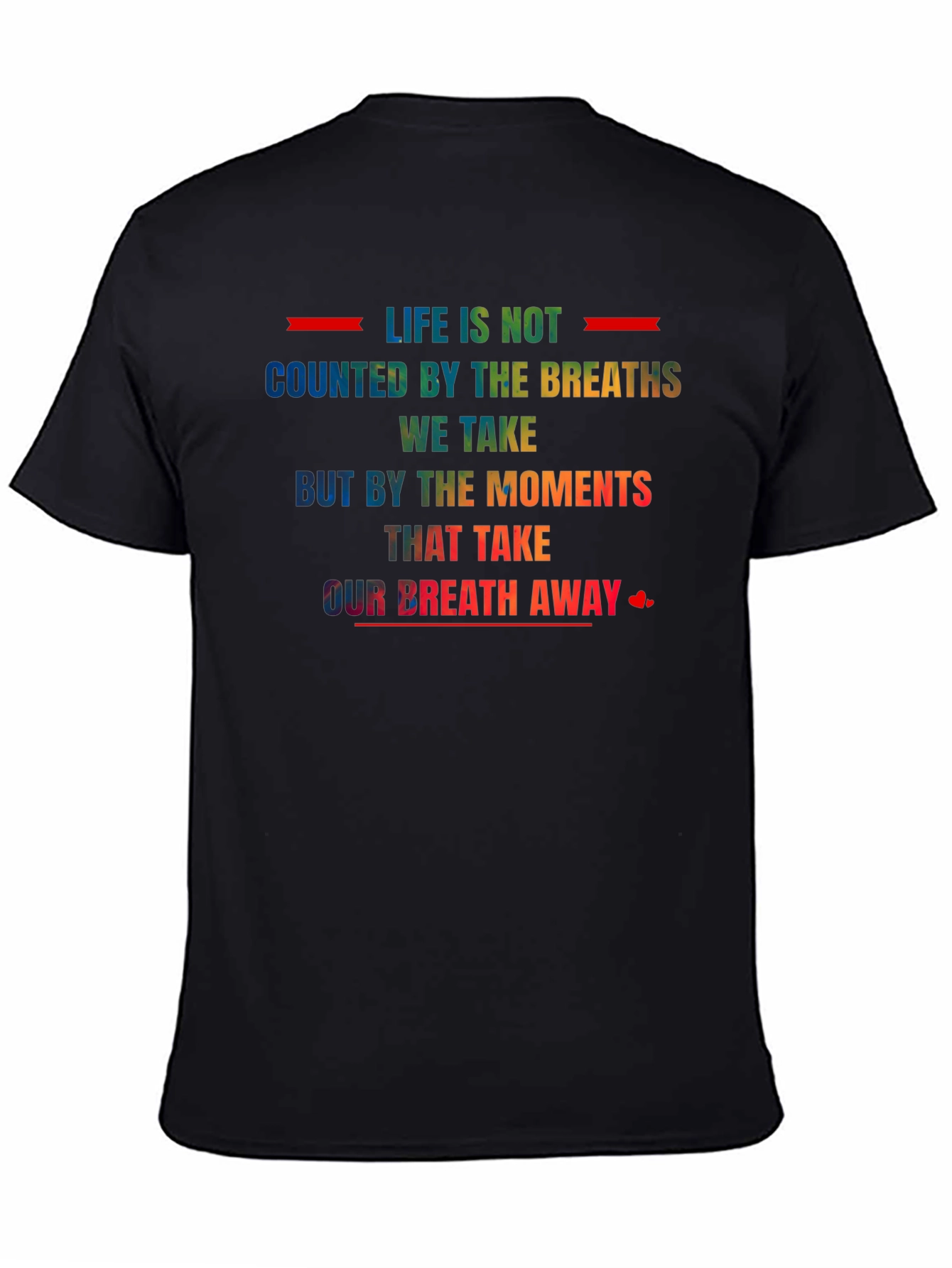 Inspirational Rainbow Graphic T-Shirt
