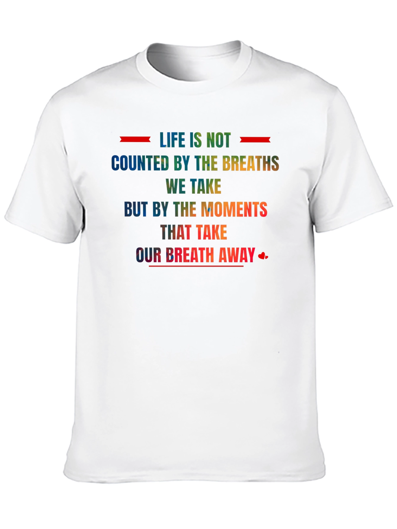Inspirational Rainbow Graphic T-Shirt
