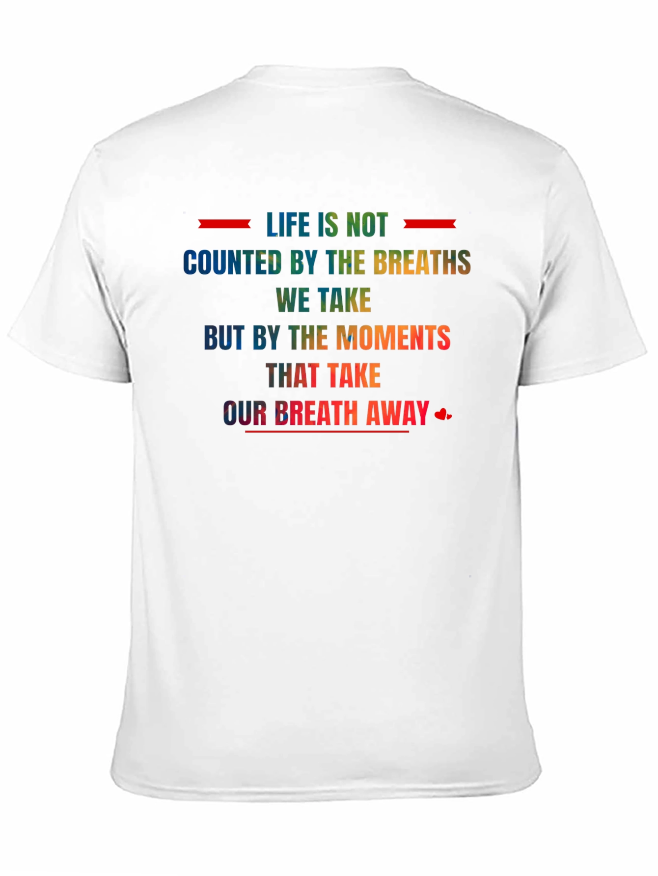 Inspirational Rainbow Graphic T-Shirt