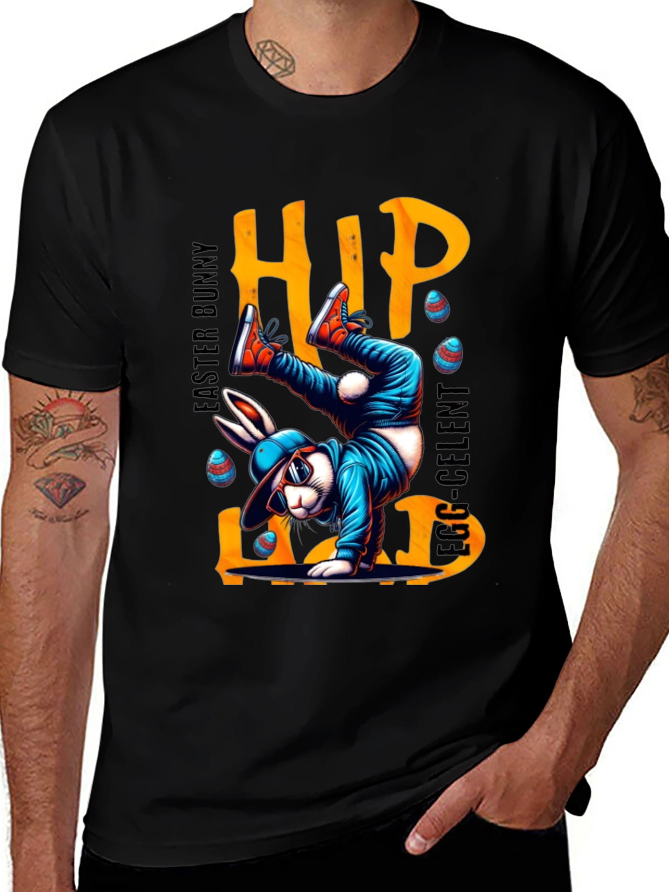 Hip Hop Easter Bunny T-Shirt