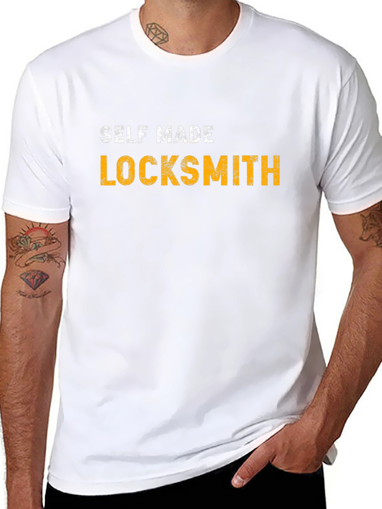 Self Made Locksmith Tee - Premium Cotton