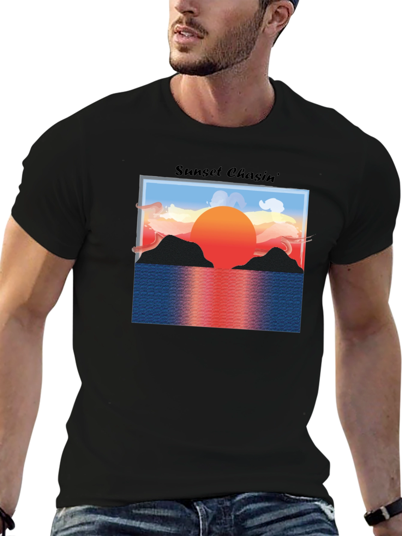 Sunset Chasin Graphic T-Shirt
