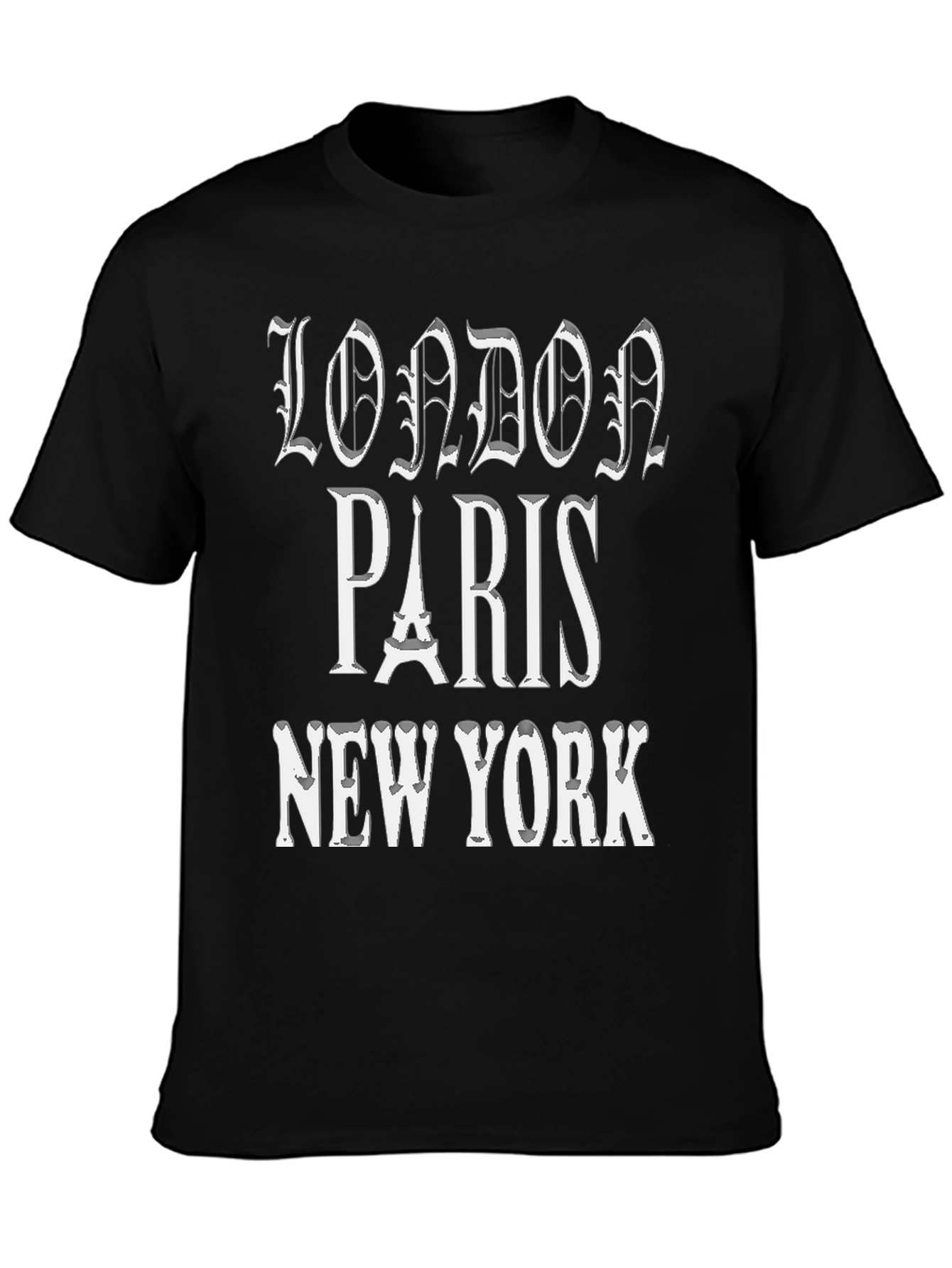 London Paris New York Graphic T-Shirt