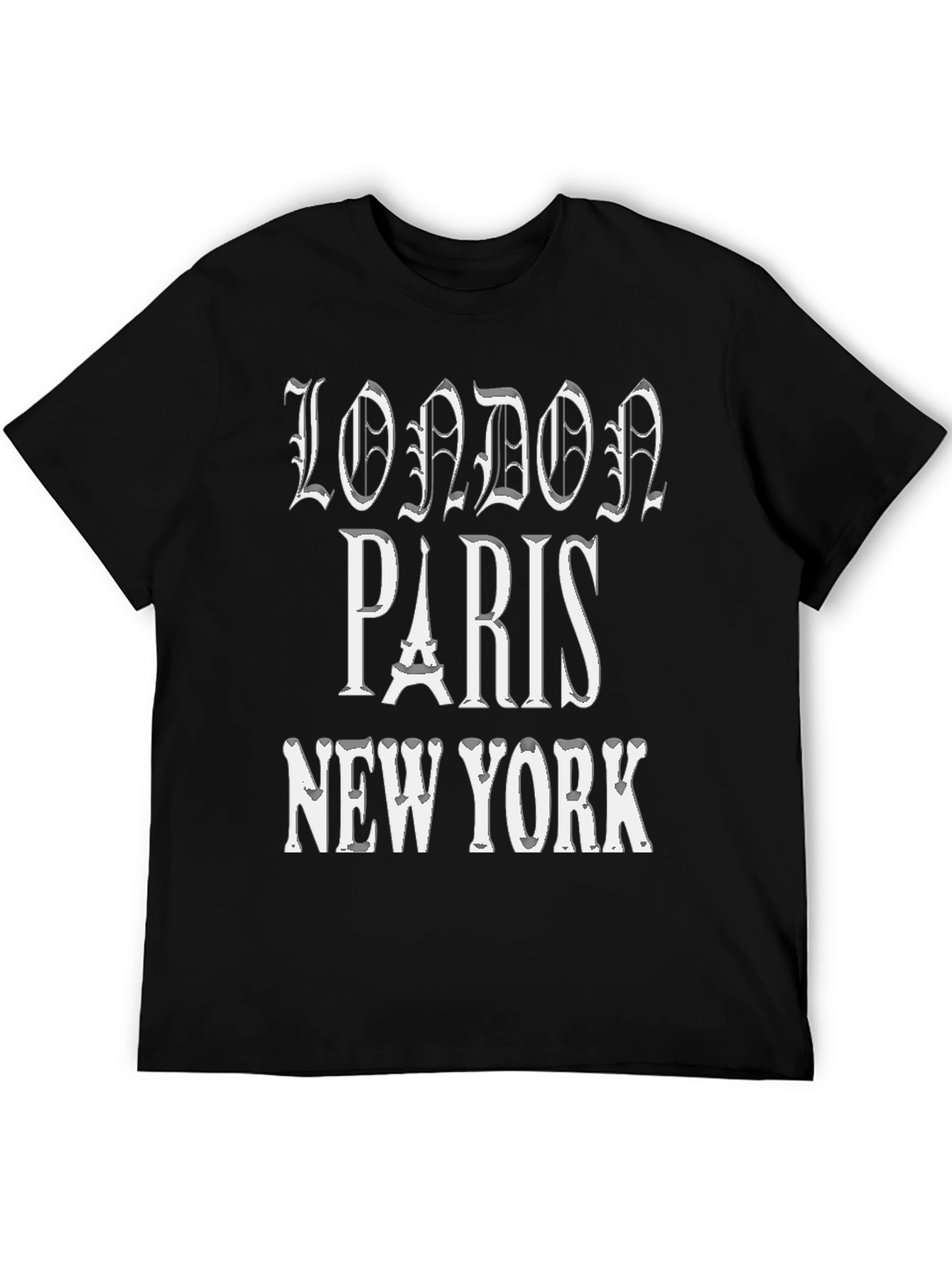 London Paris New York Graphic T-Shirt