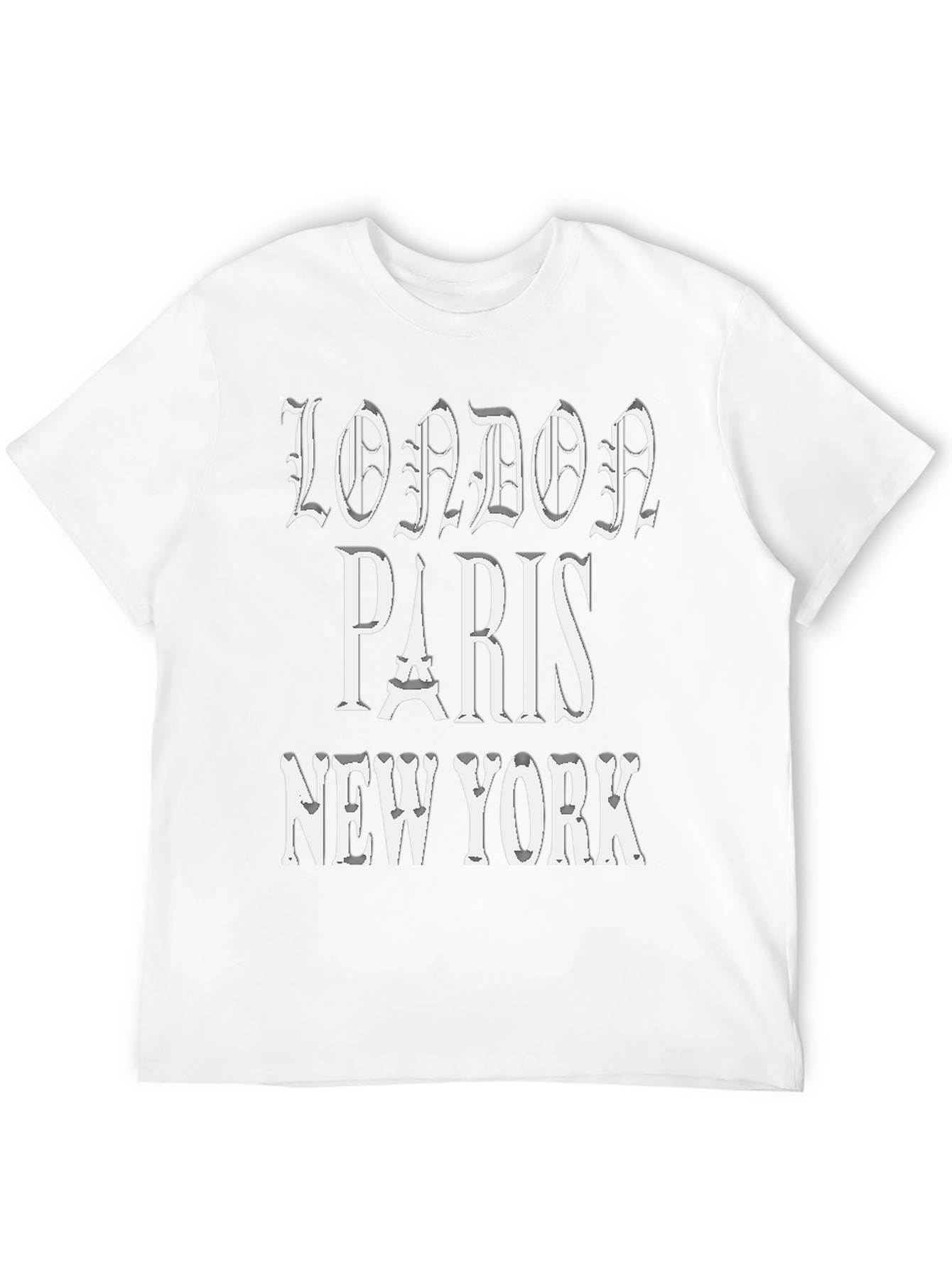 London Paris New York Graphic T-Shirt