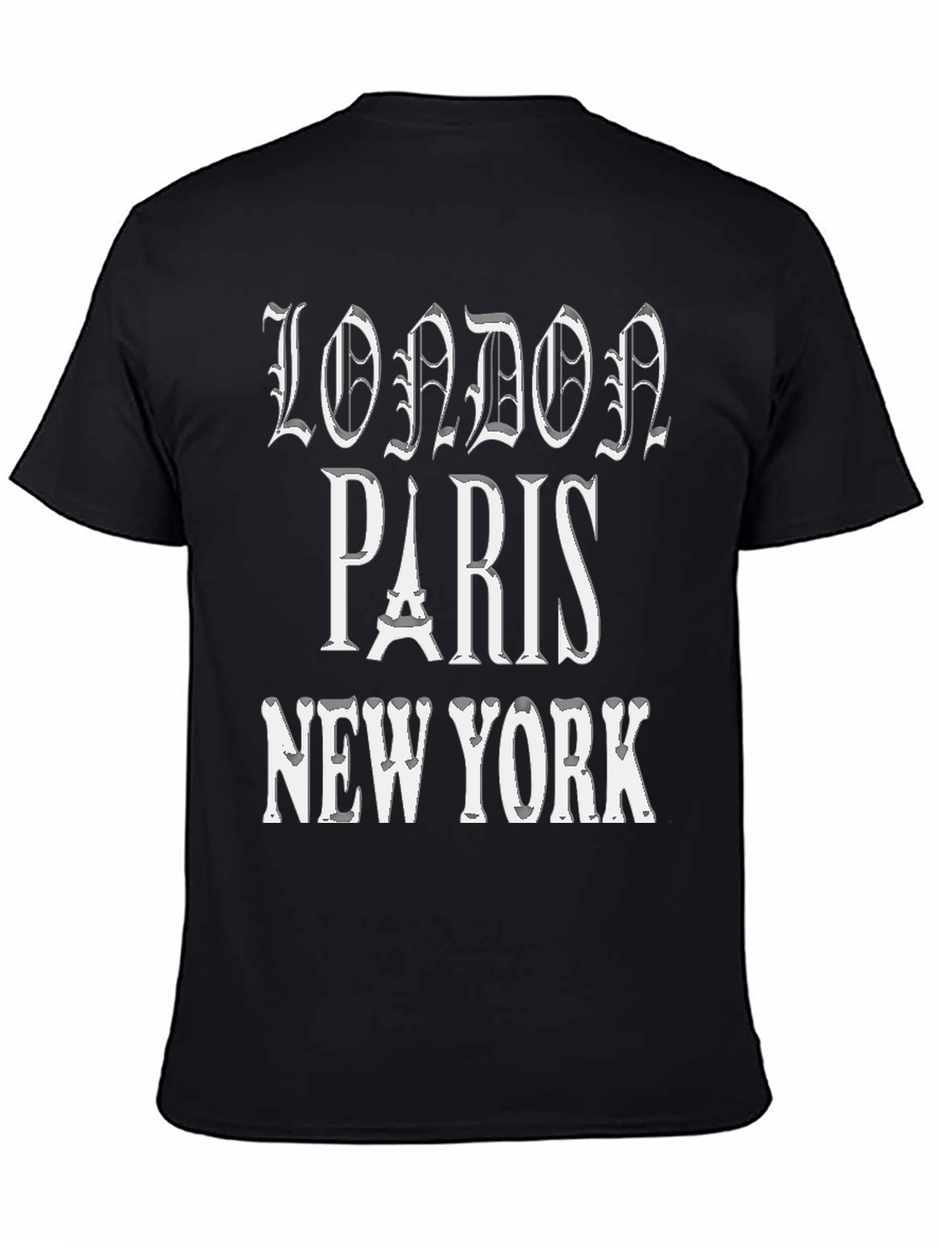 London Paris New York Graphic T-Shirt