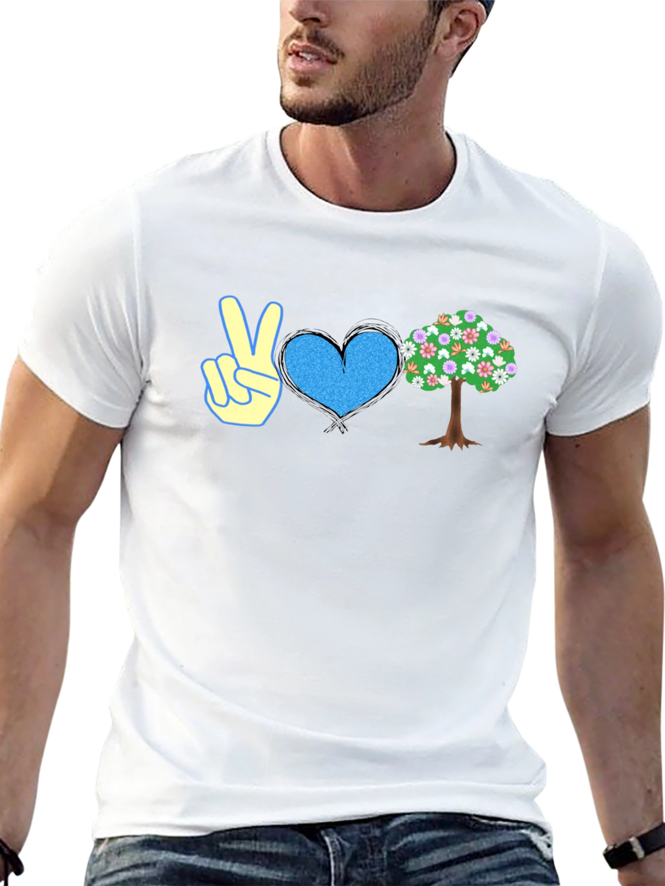 Peace Love Trees Graphic Tee