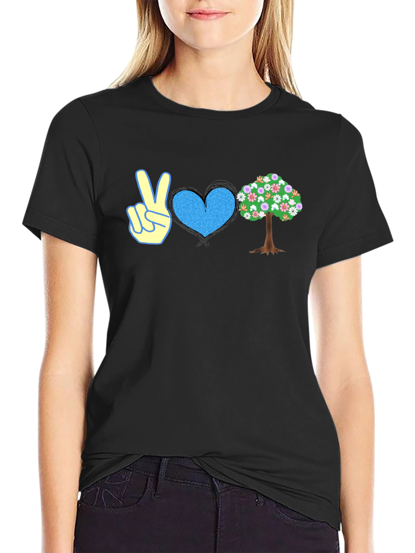 Peace Love Trees Graphic Tee