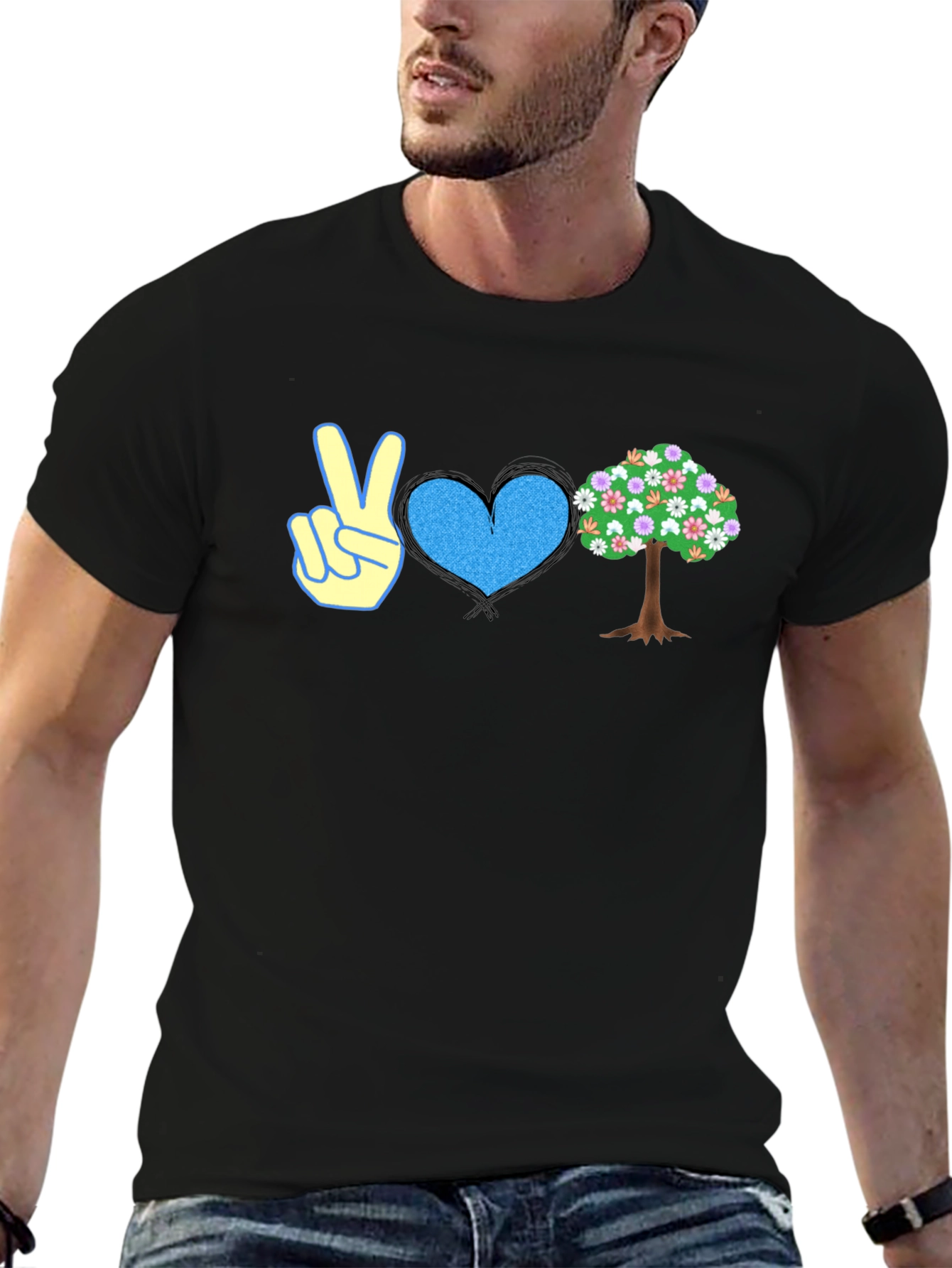 Peace Love Trees Graphic Tee