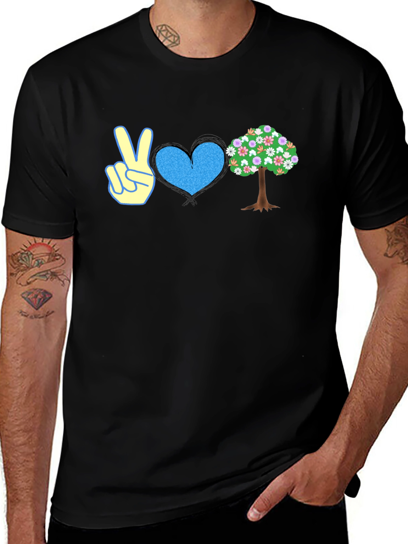 Peace Love Trees Graphic Tee