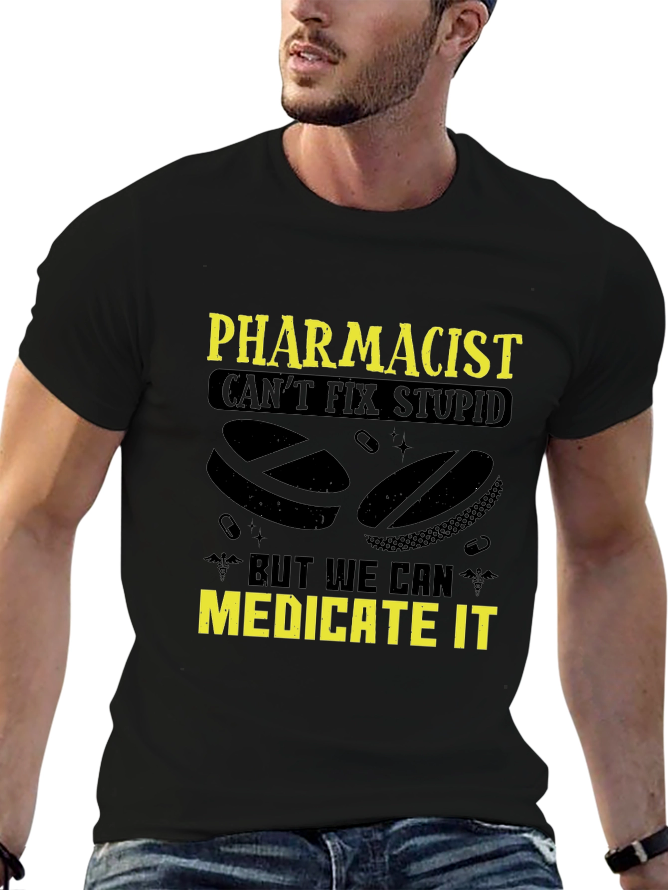 Pharmacist Medicate It Graphic Tee