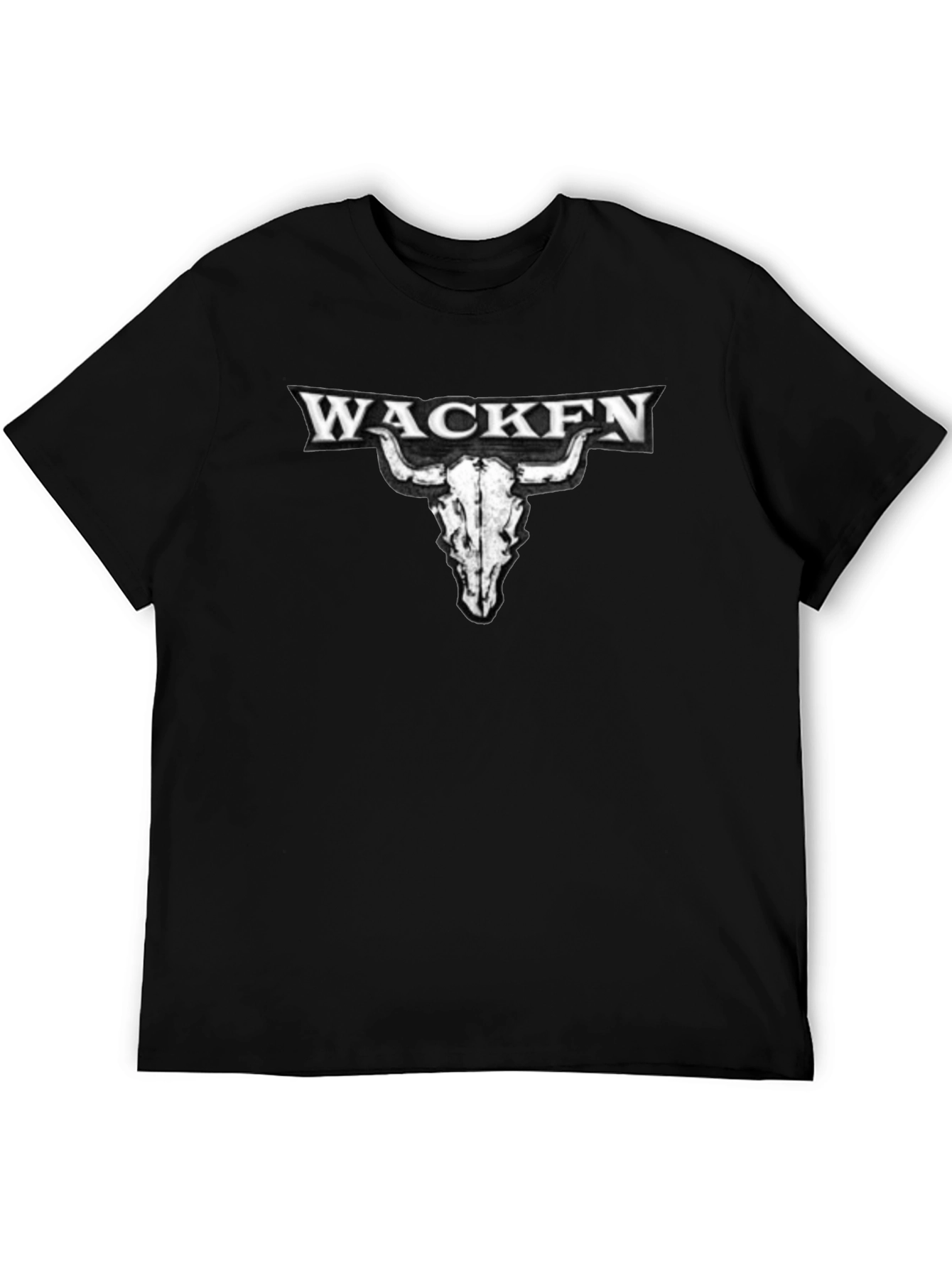 Wacken Bull Skull Graphic T-Shirt