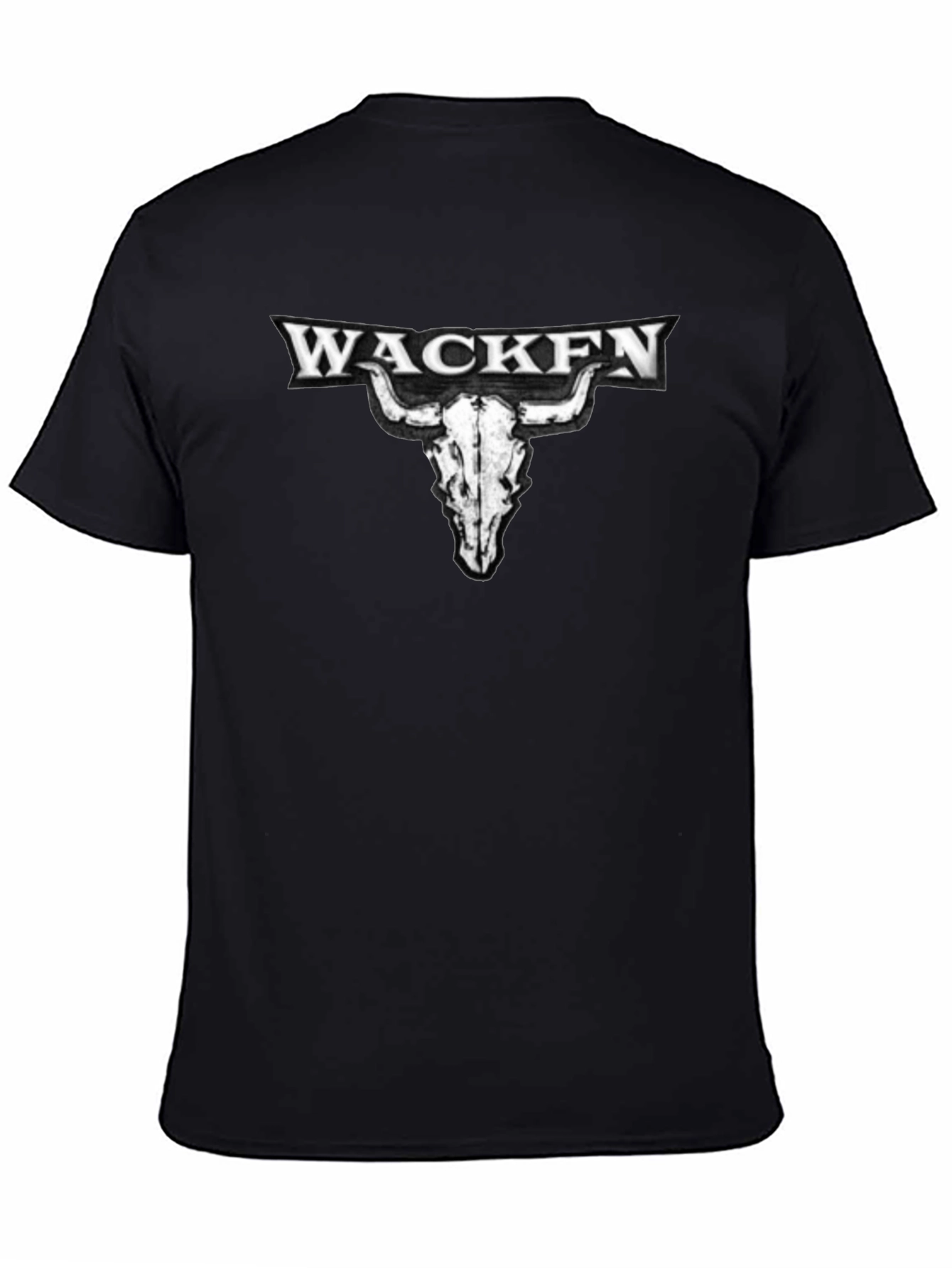Wacken Bull Skull Graphic T-Shirt