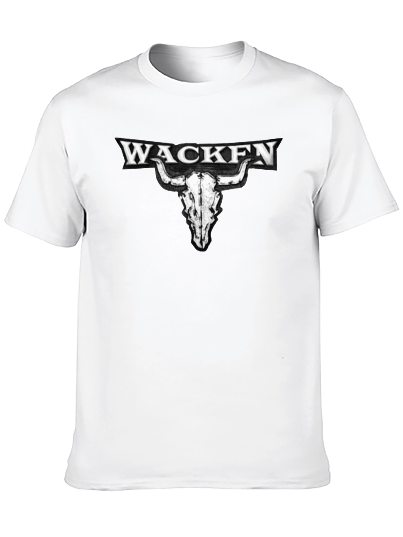 Wacken Bull Skull Graphic T-Shirt