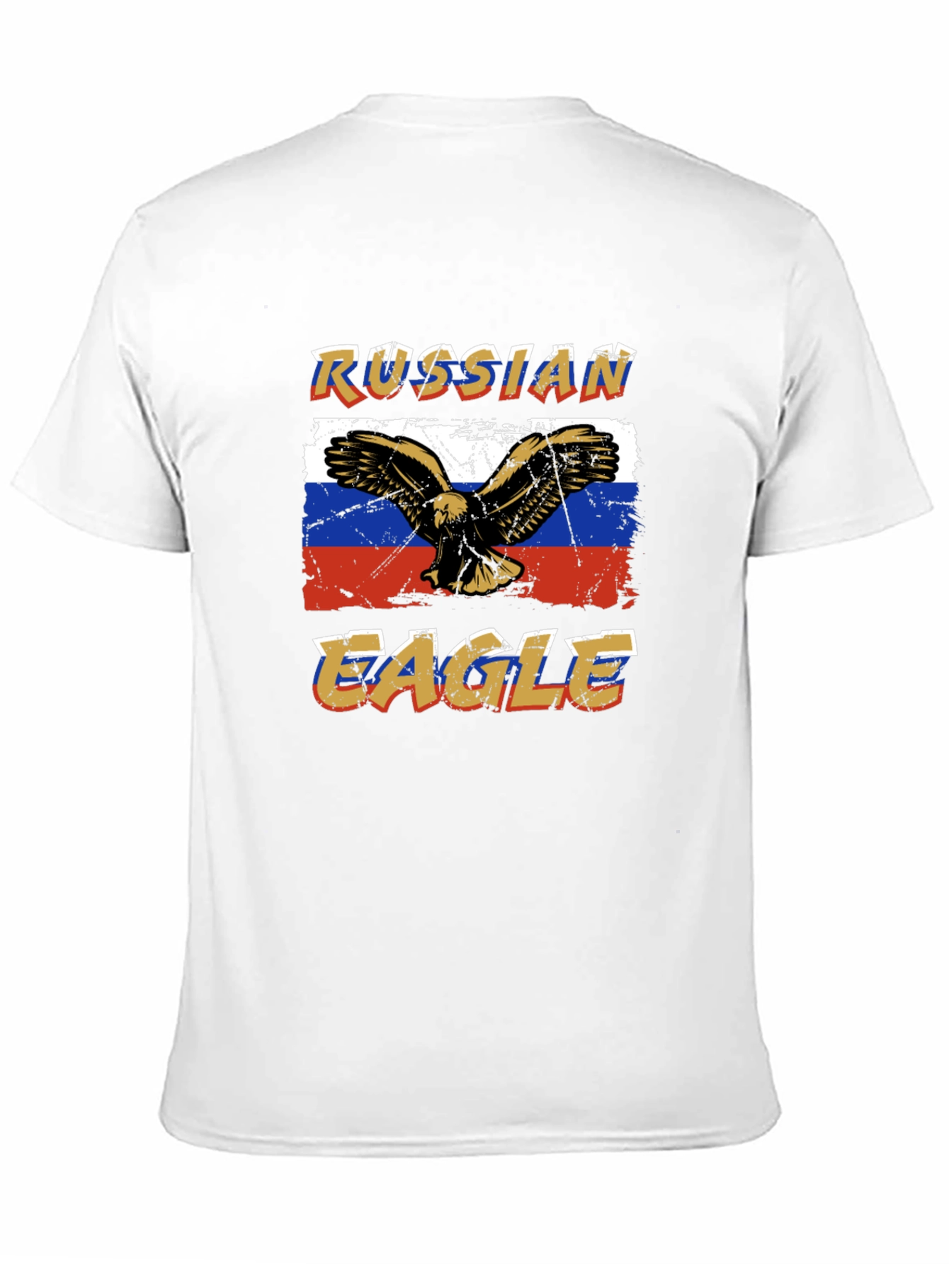Russian Eagle Graphic T-Shirt - Black