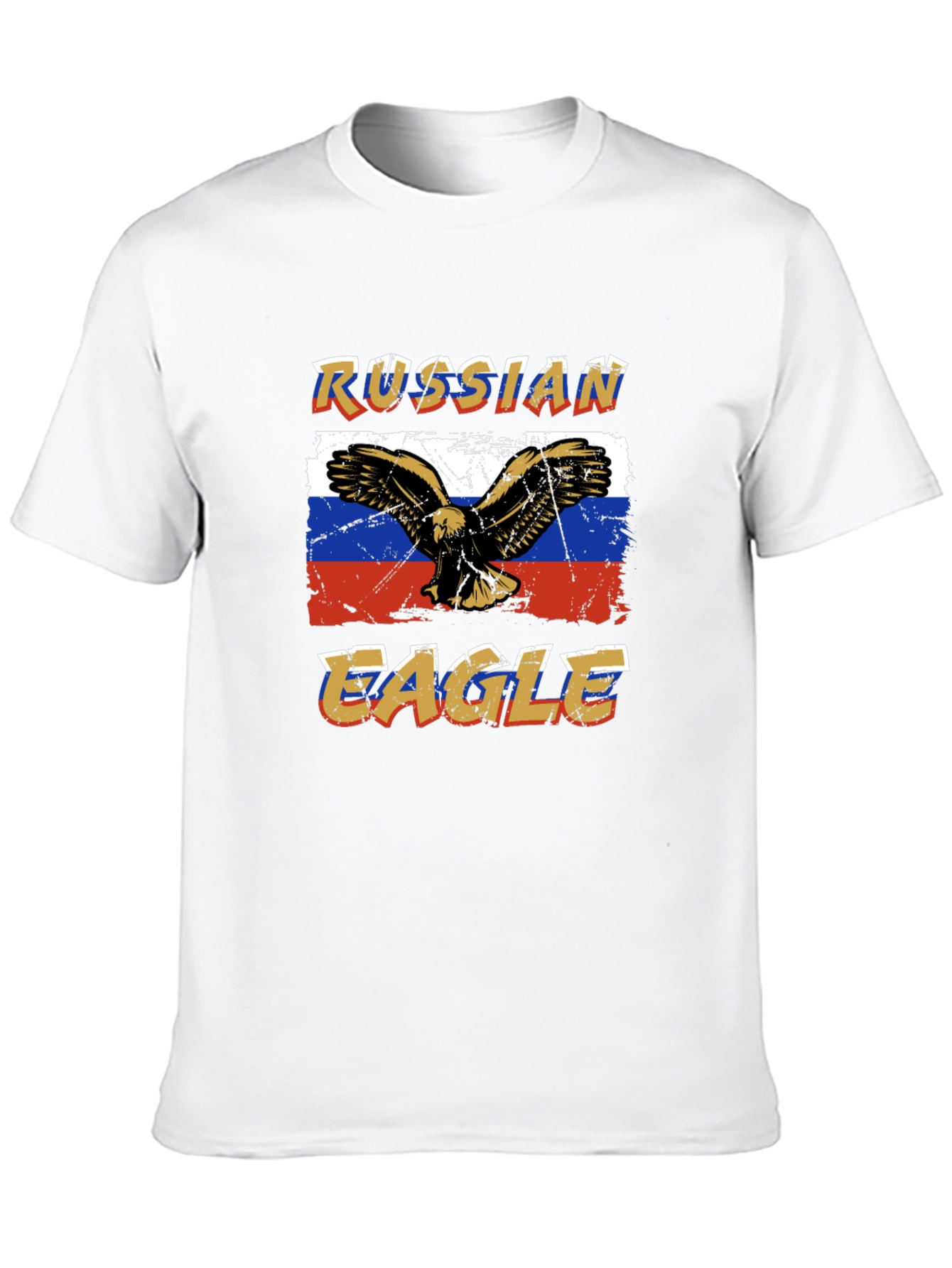 Russian Eagle Graphic T-Shirt - Black