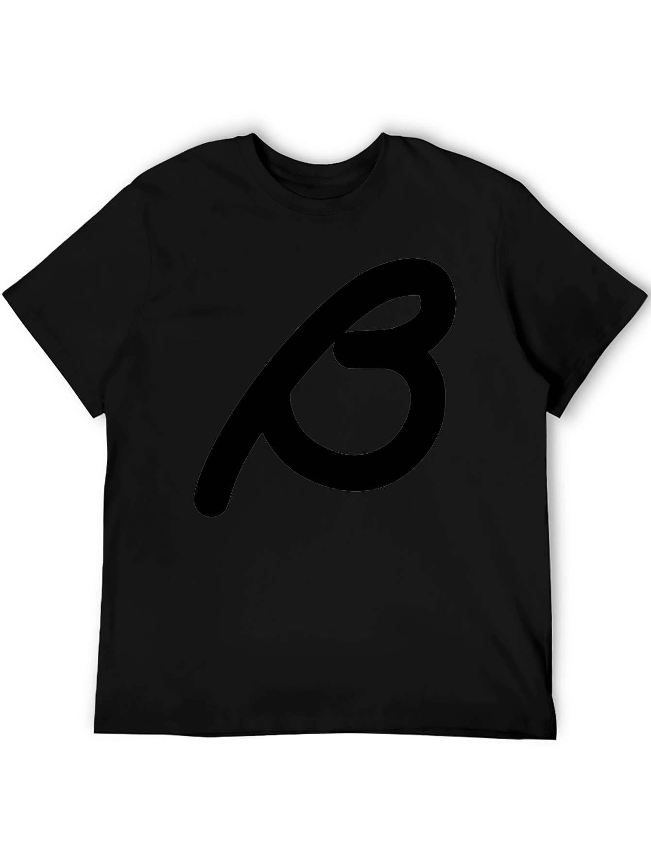 Beta Symbol Graphic Tee - Black Casual Shirt