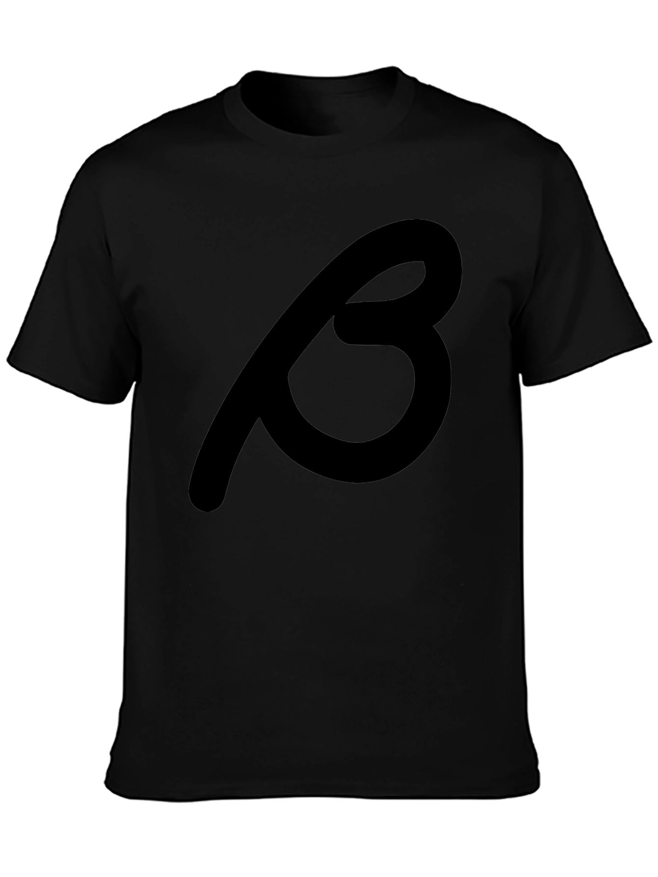 Beta Symbol Graphic Tee - Black Casual Shirt