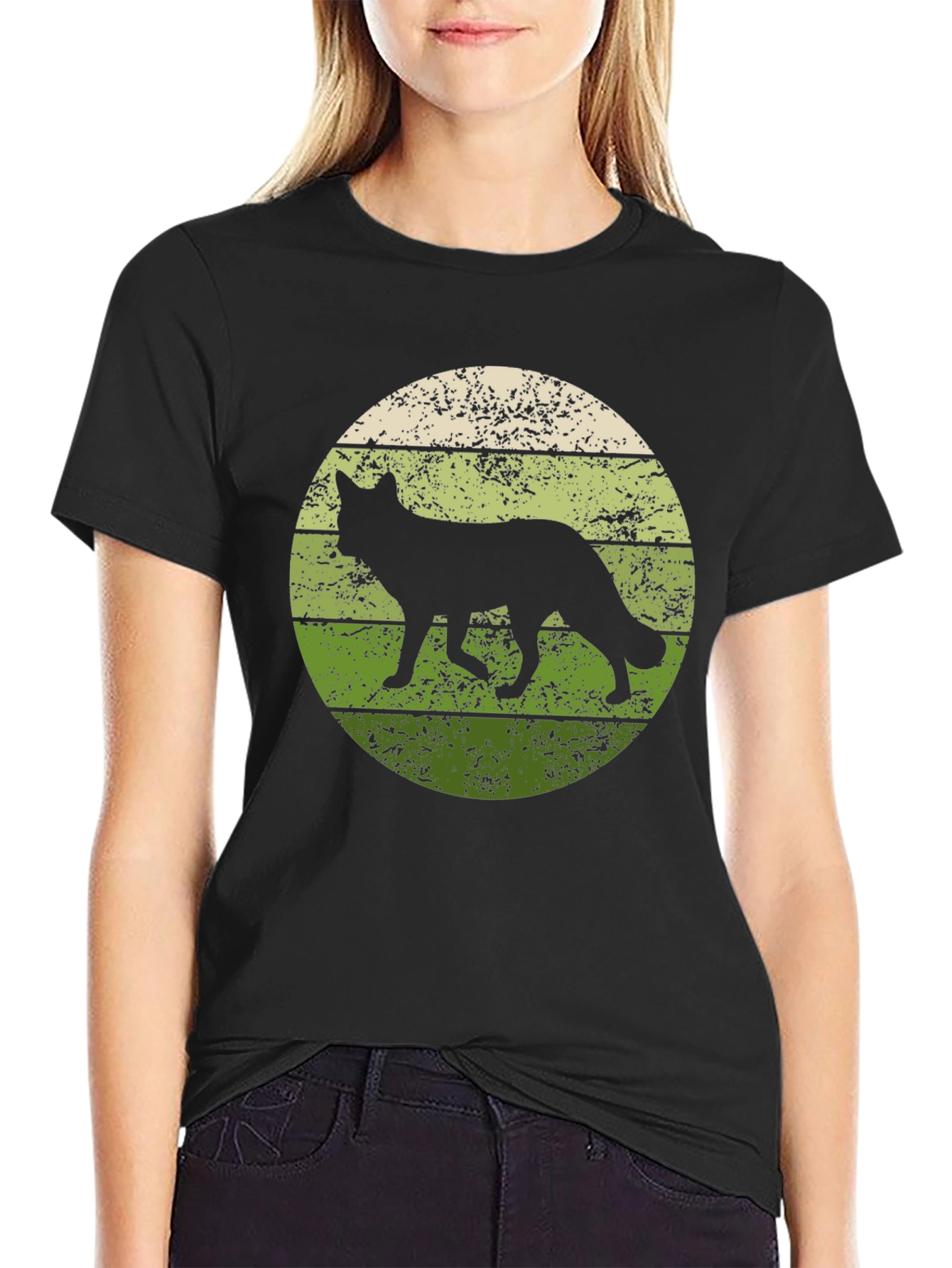Retro Canine Silhouette T-Shirt