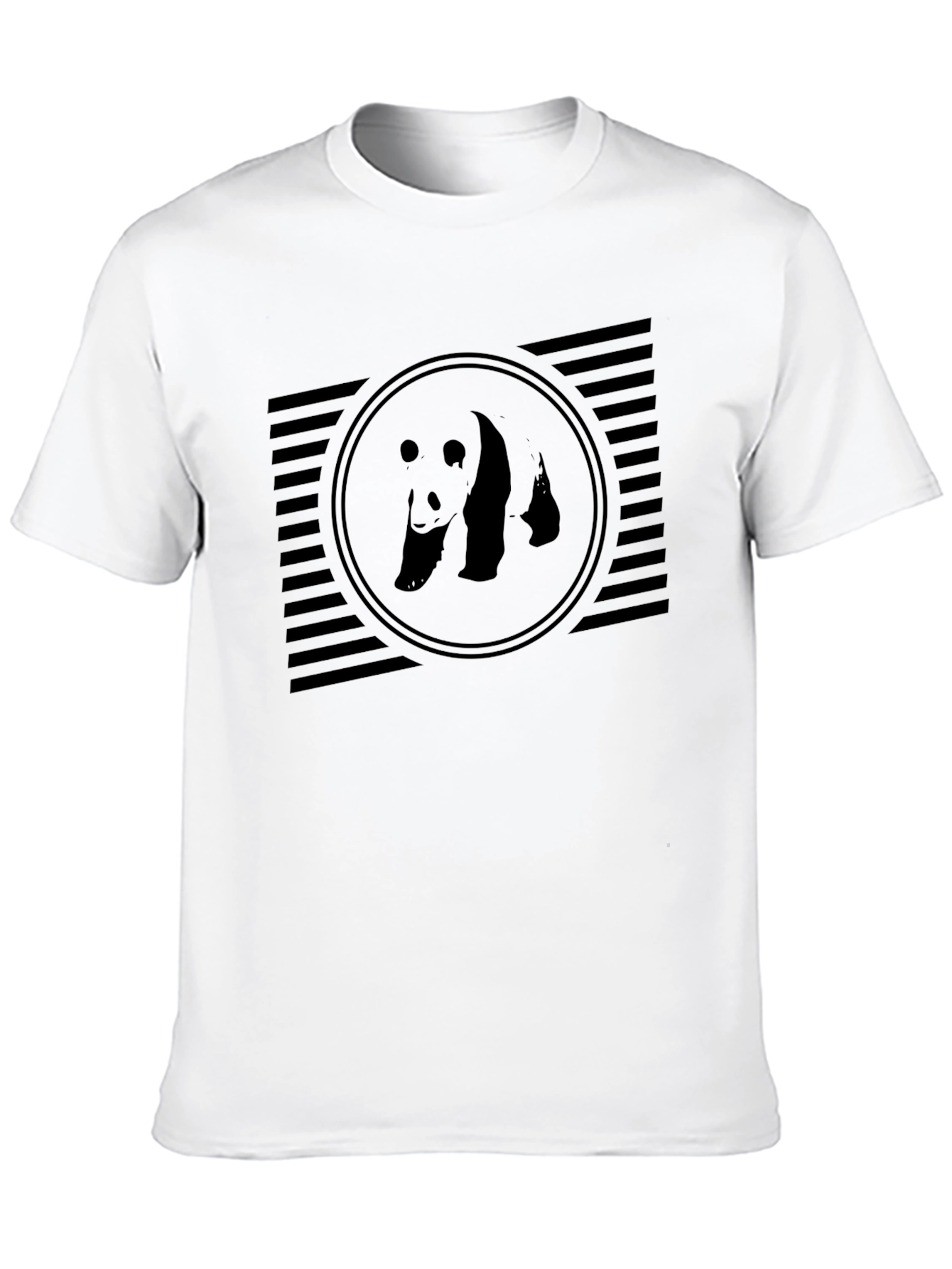 Panda Graphic Black T-Shirt