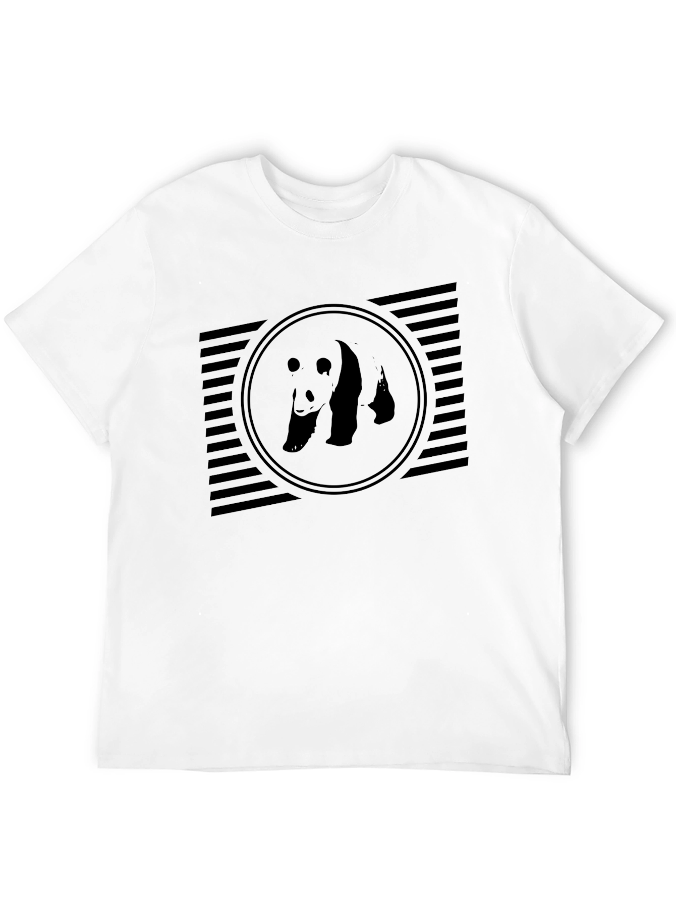 Panda Graphic Black T-Shirt