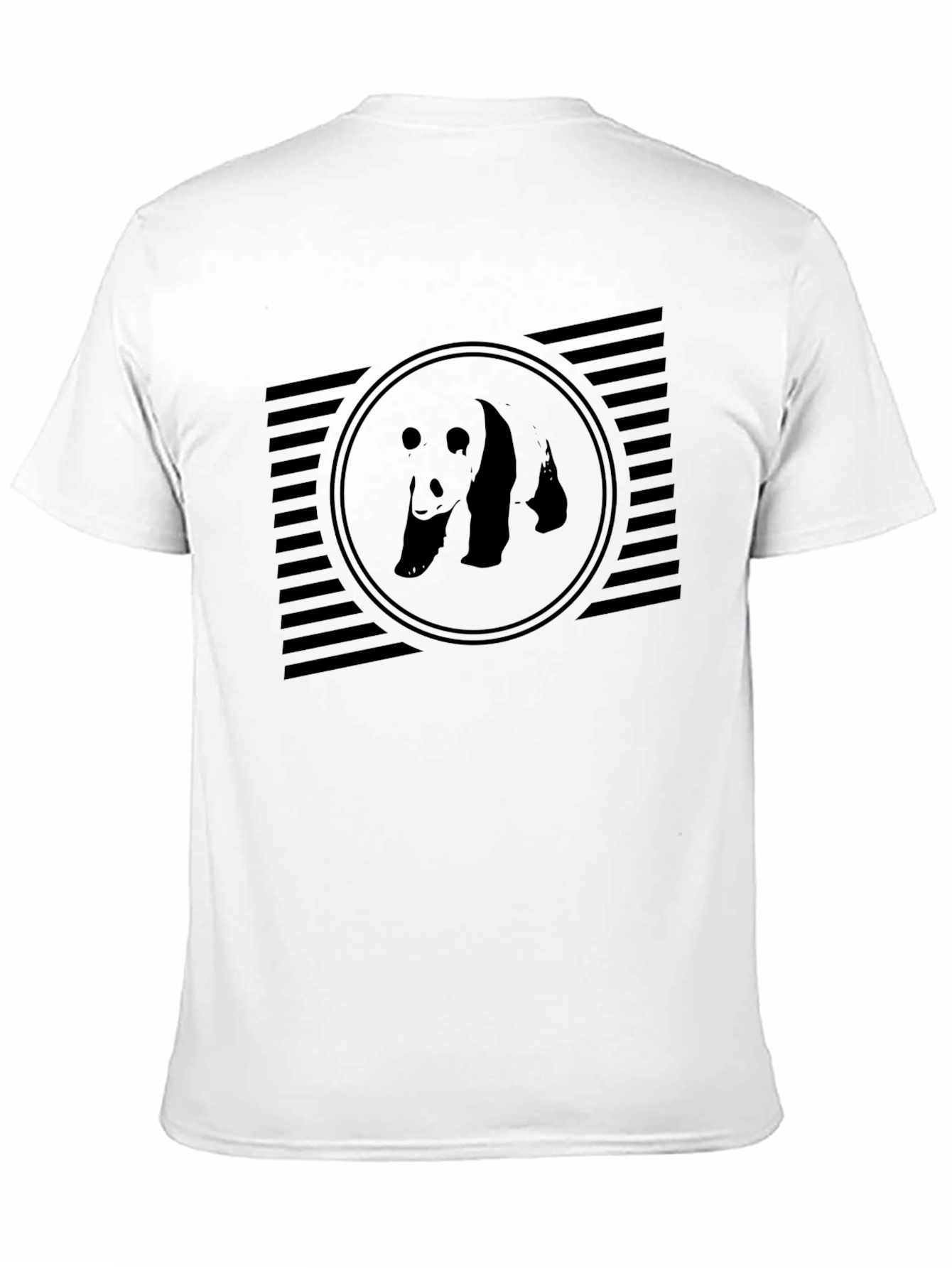 Panda Graphic Black T-Shirt