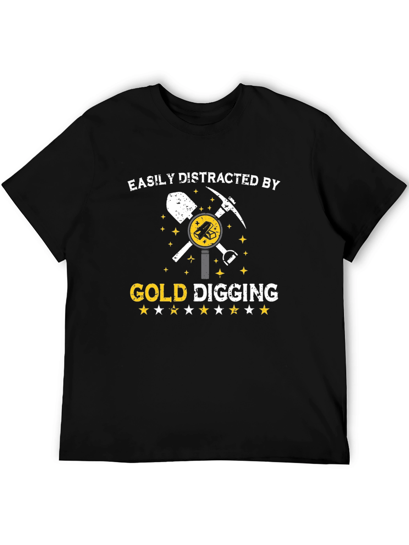 Easily Distracted by Gold Digging T-Shirt