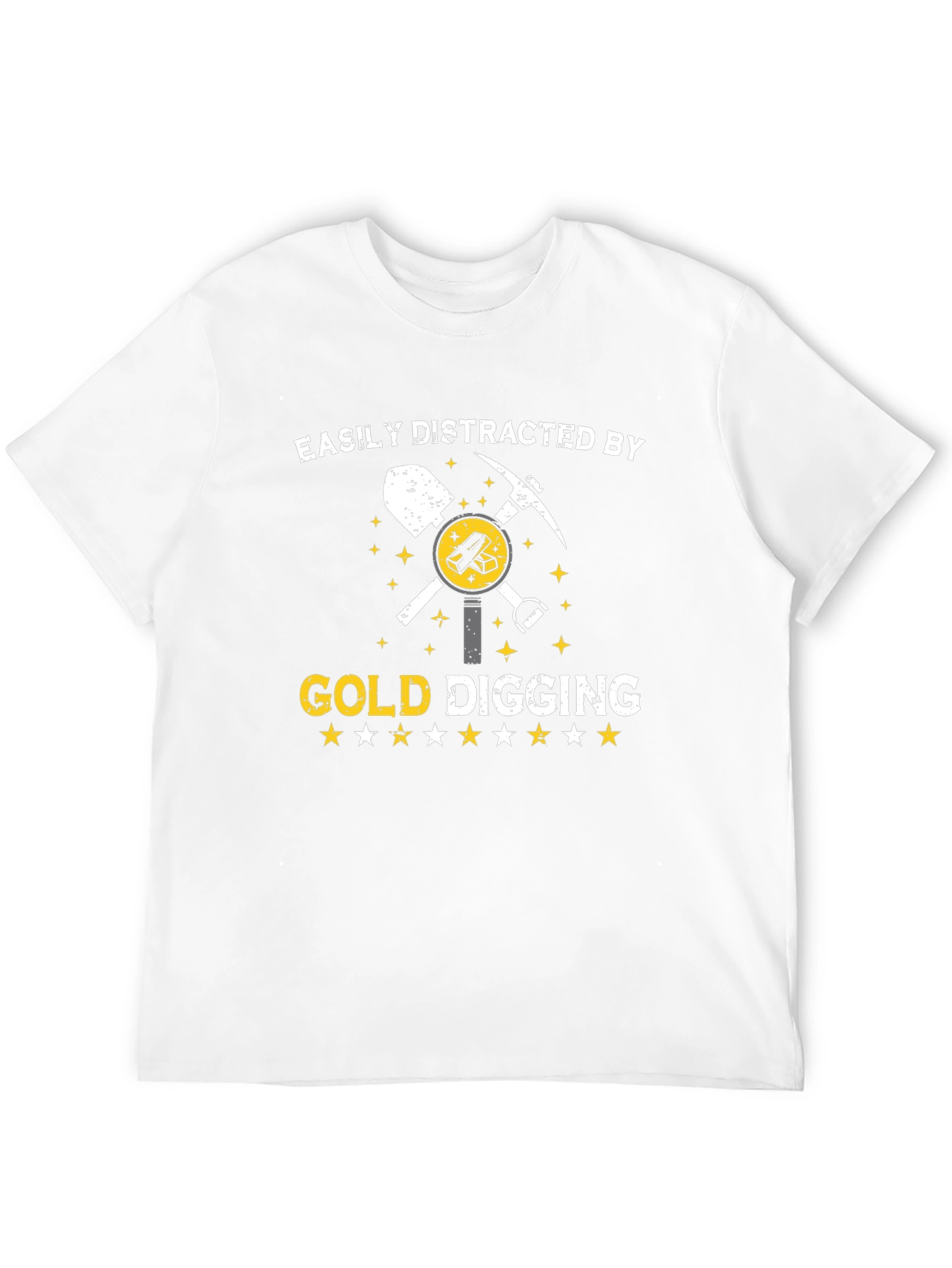 Easily Distracted by Gold Digging T-Shirt
