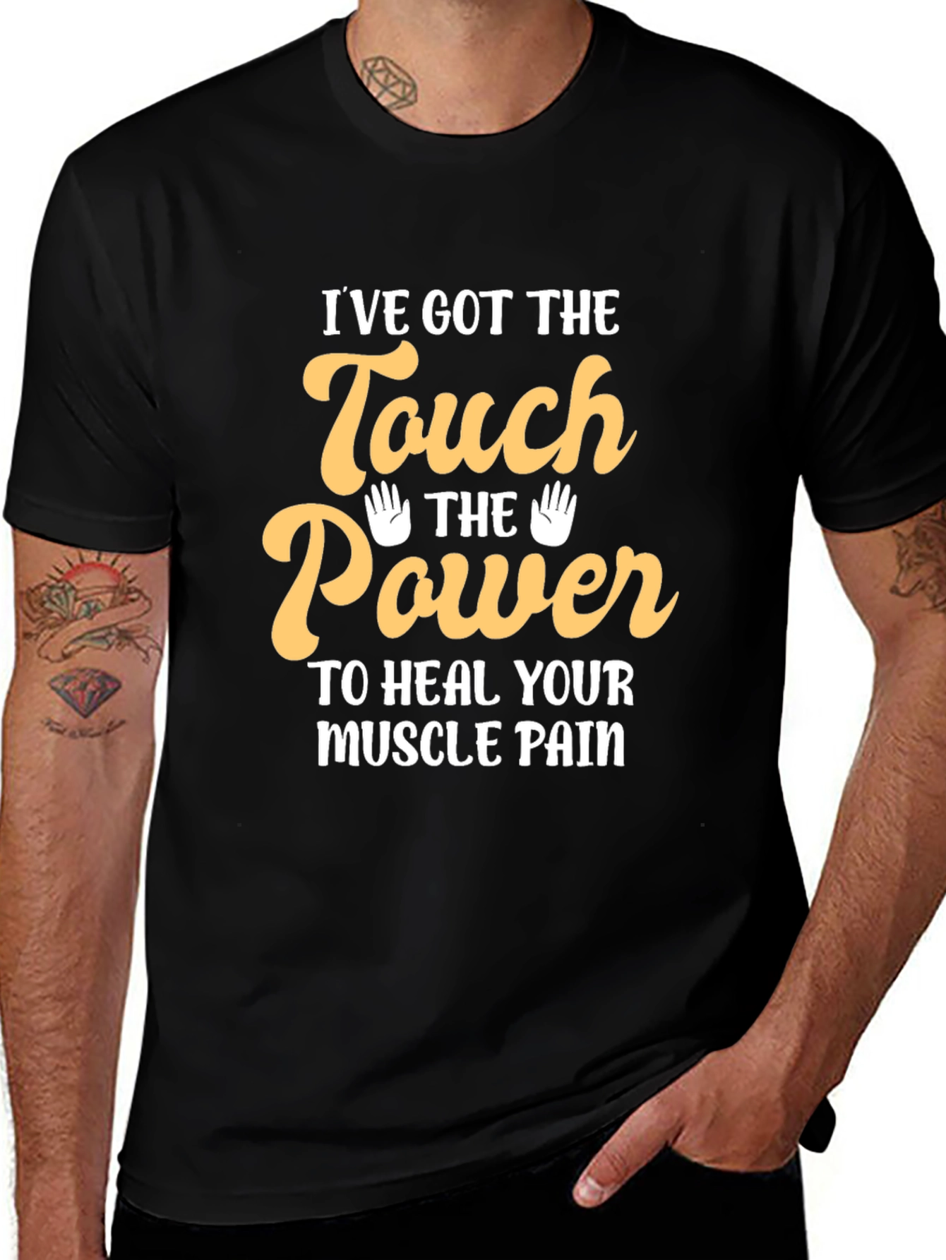 Touch Power Muscle Pain Healing T-Shirt