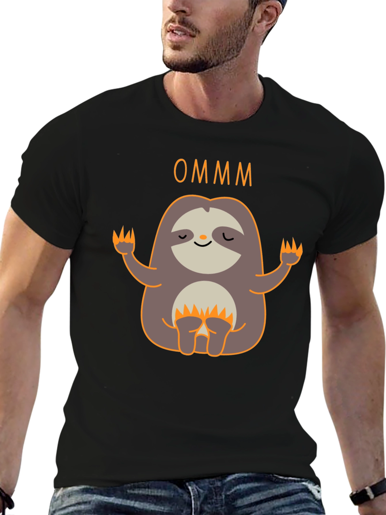 OMMM Sloth T-Shirt - Zen Meditation Tee