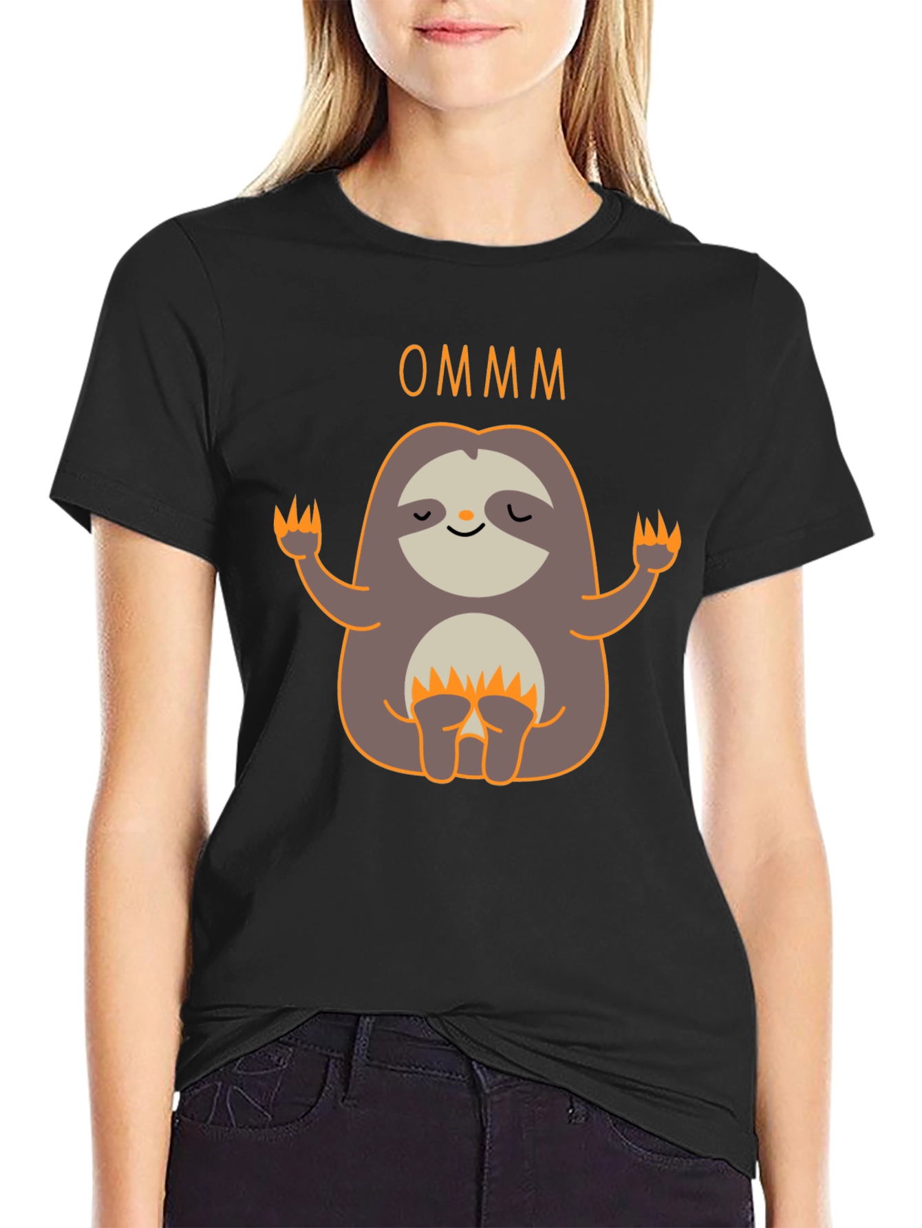 OMMM Sloth T-Shirt - Zen Meditation Tee