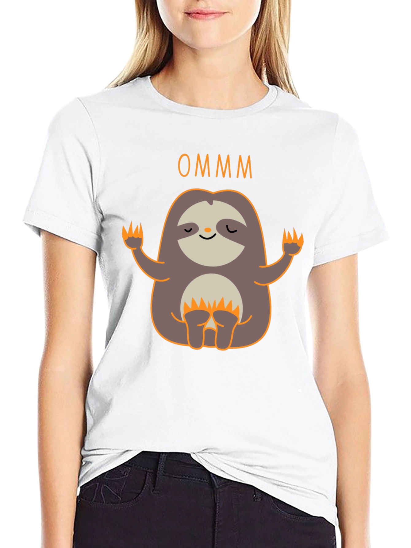 OMMM Sloth T-Shirt - Zen Meditation Tee