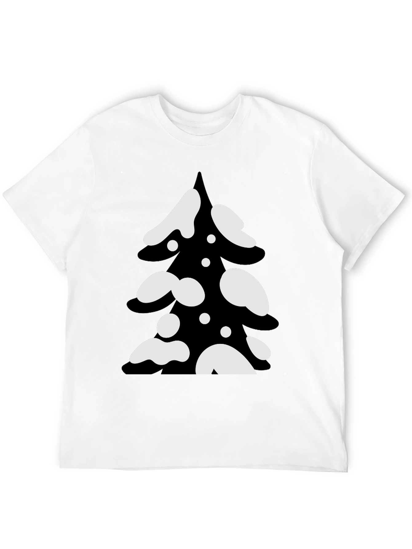 Christmas Tree Graphic Tee - Holiday Festive T-Shirt