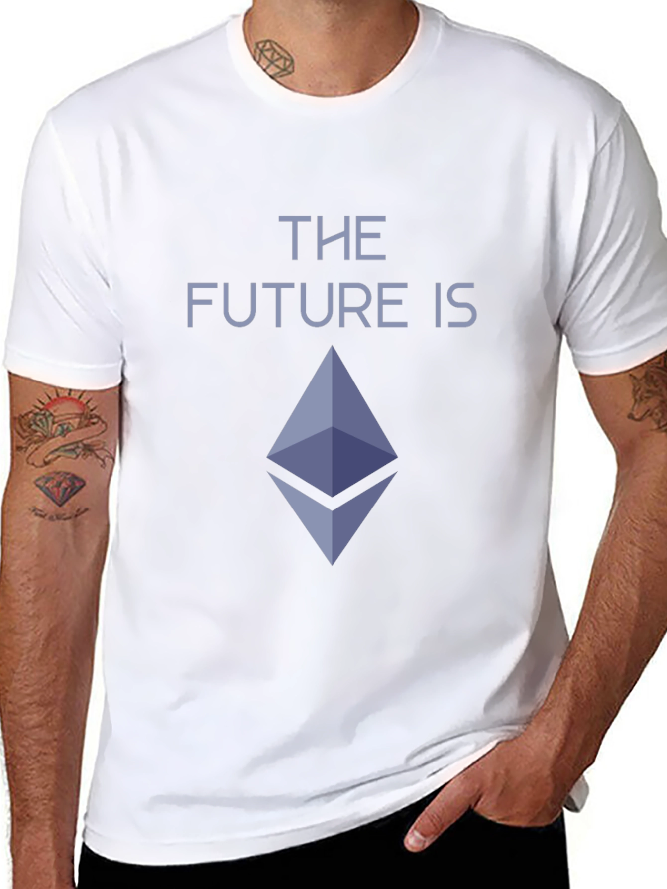 The Future is Ethereum Crypto Black T-Shirt