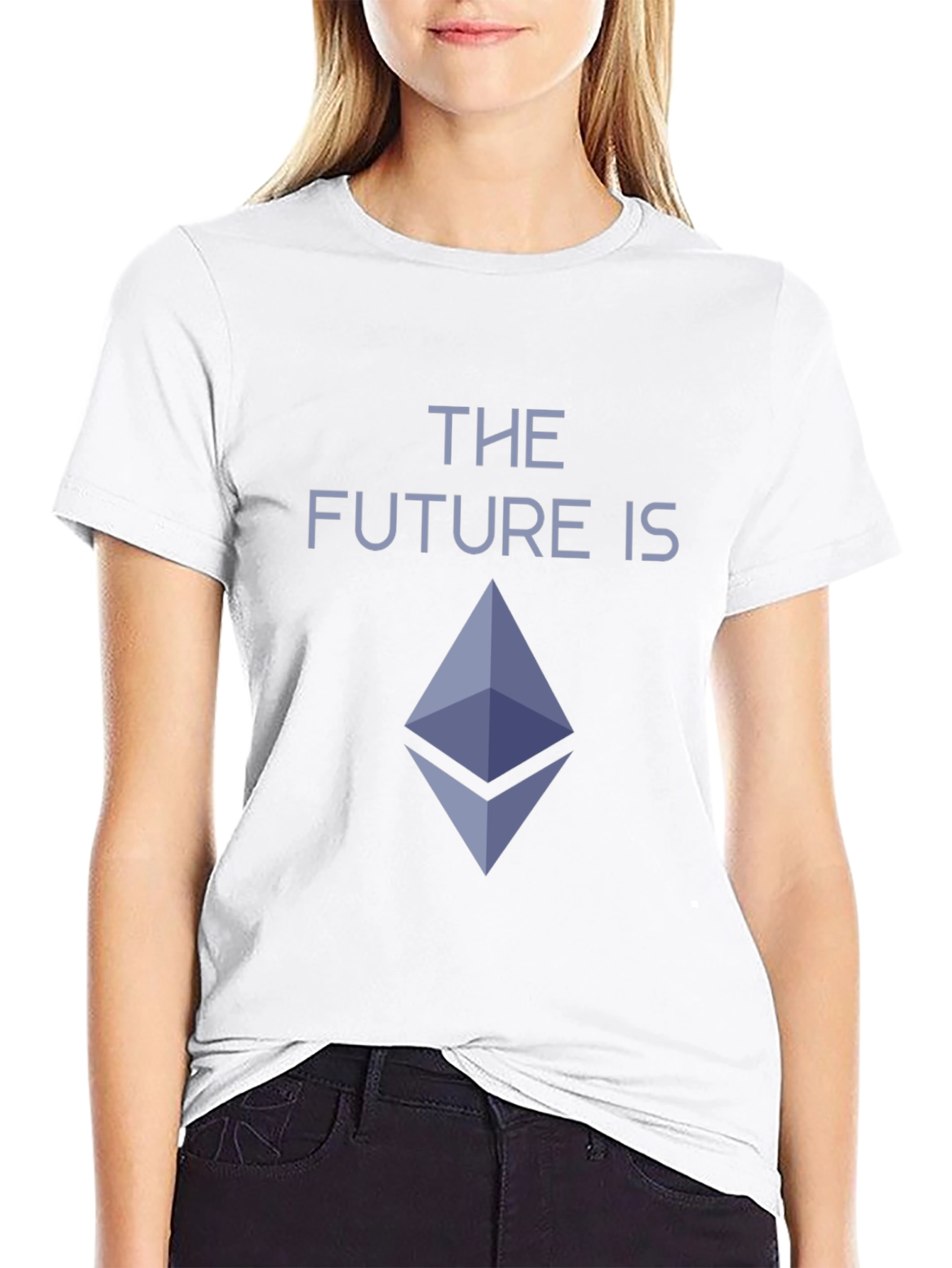 The Future is Ethereum Crypto Black T-Shirt
