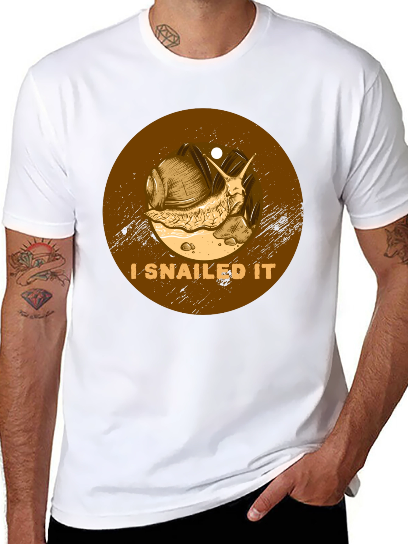 I Snailed It Graphic Tee - Funny Snail T-Shirt