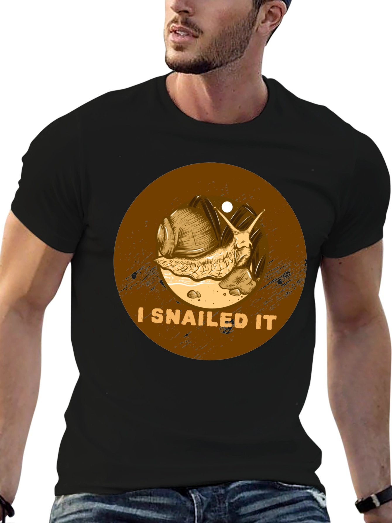 I Snailed It Graphic Tee - Funny Snail T-Shirt