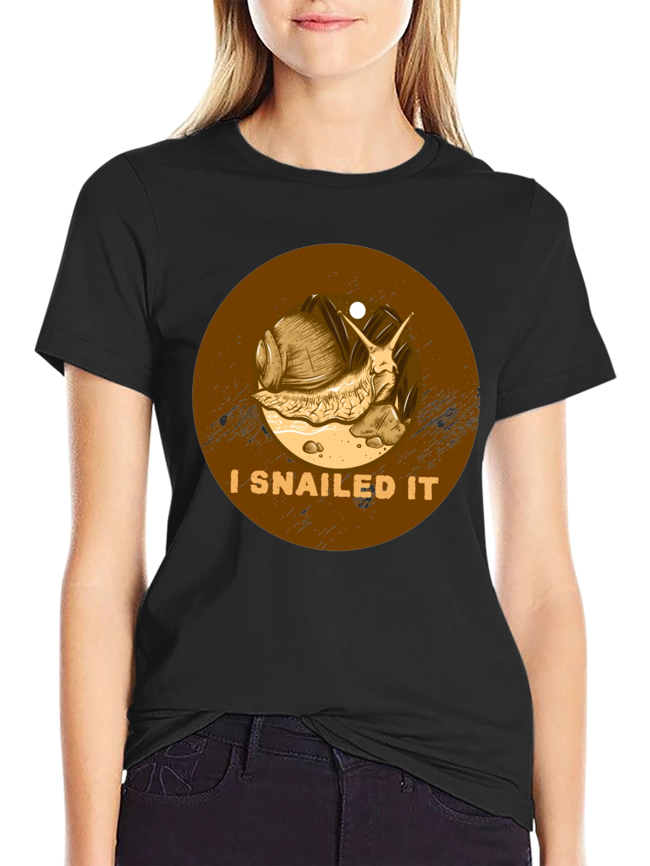 I Snailed It Graphic Tee - Funny Snail T-Shirt
