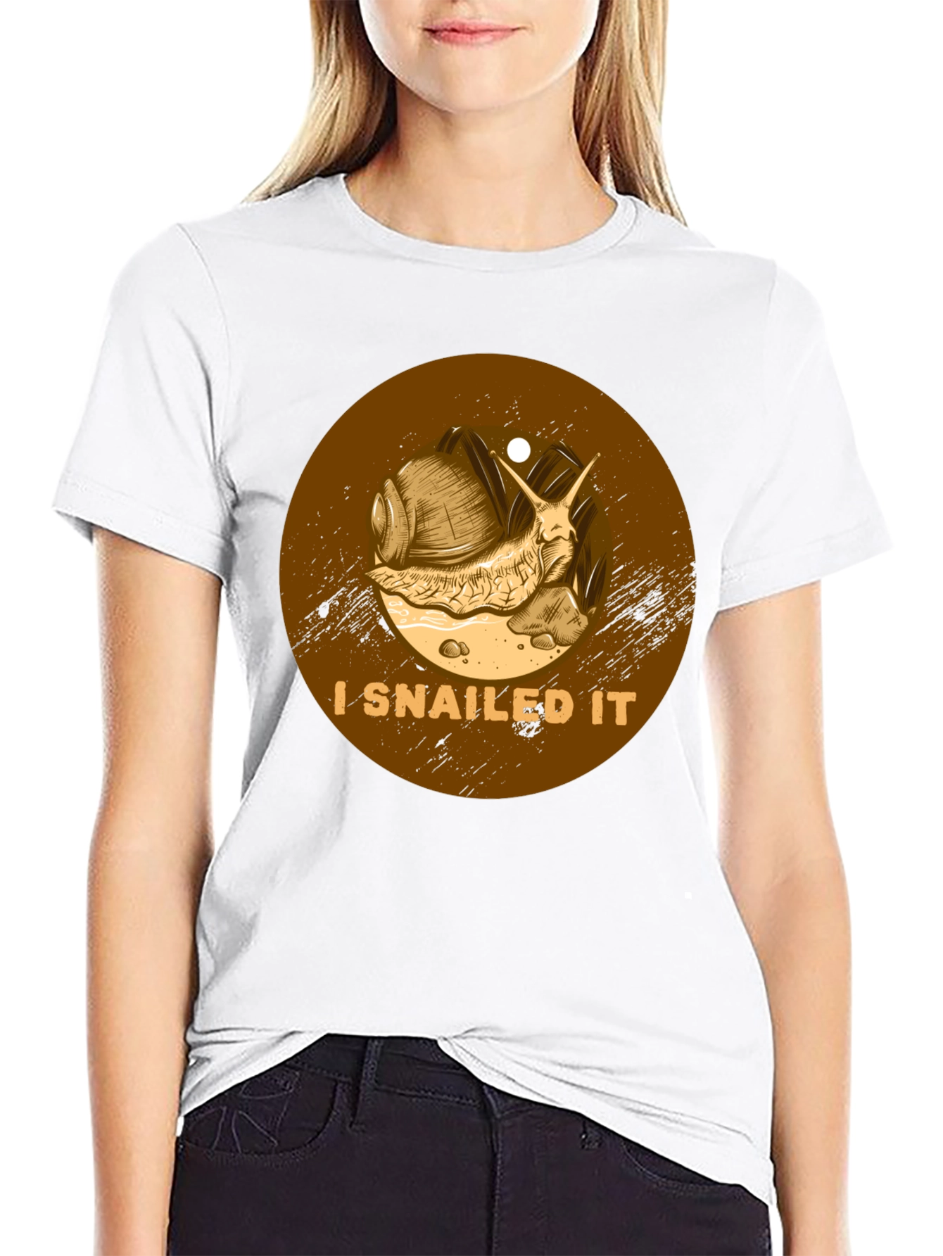 I Snailed It Graphic Tee - Funny Snail T-Shirt
