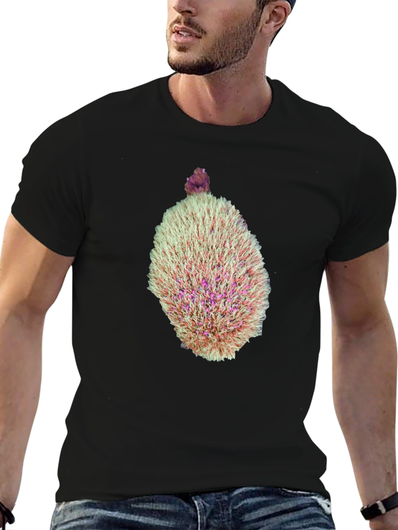 Unique Coral-Inspired Graphic Tee