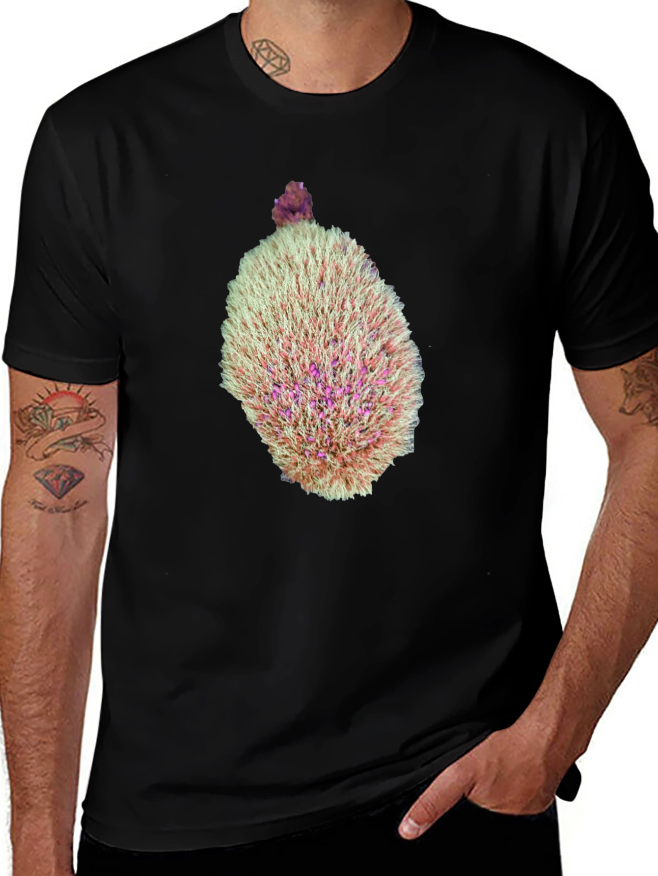 Unique Coral-Inspired Graphic Tee