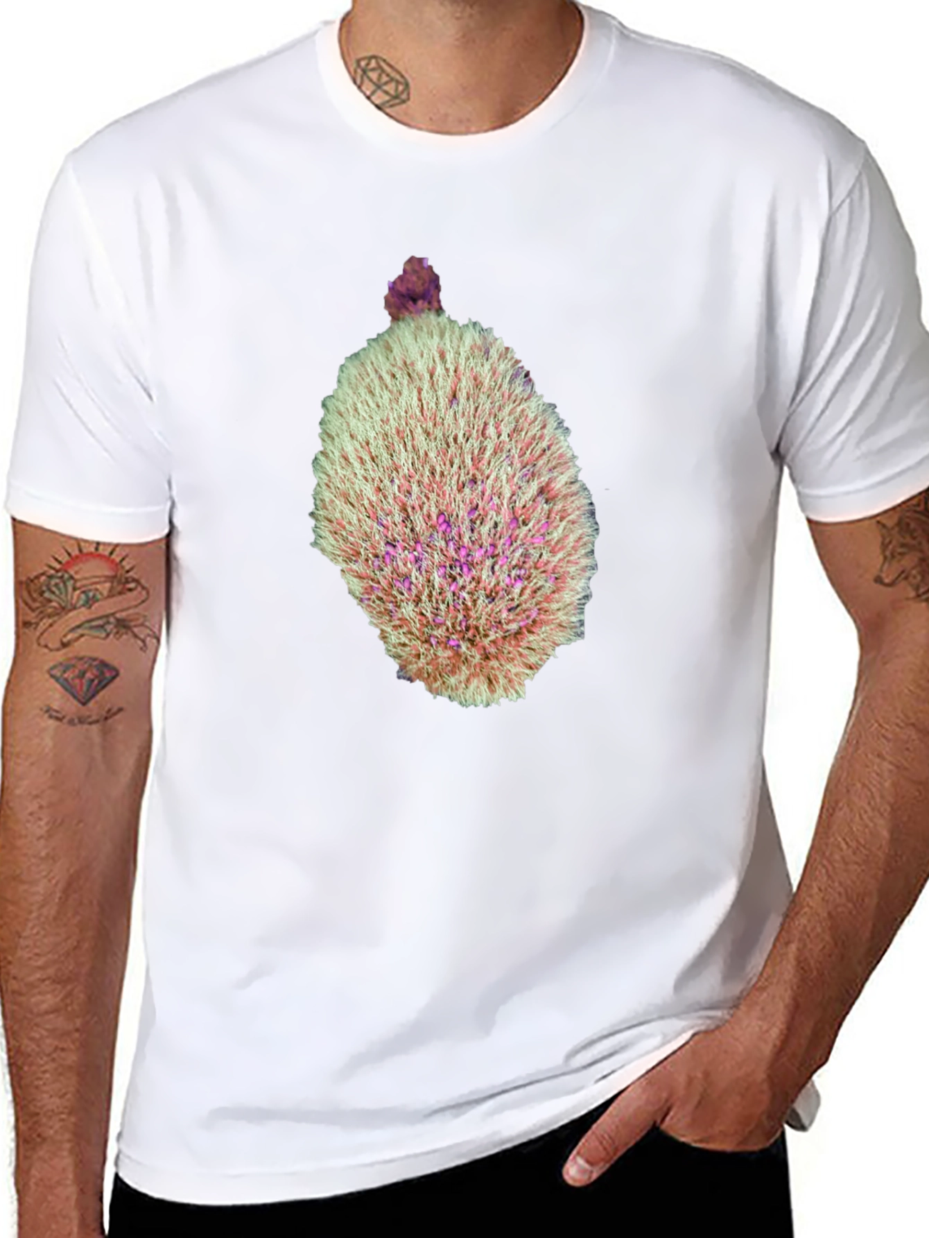 Unique Coral-Inspired Graphic Tee